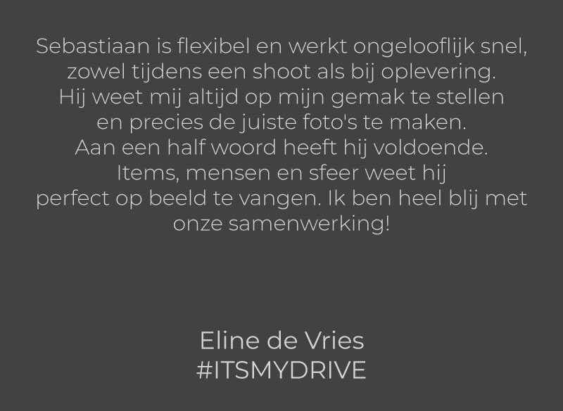 Eline de Vries - #ITSMYDRIVE